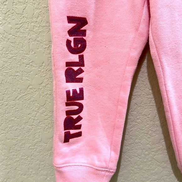 ▶️True Religion◀️ toddler girl sweat pants size 24m - Picture 3 of 7